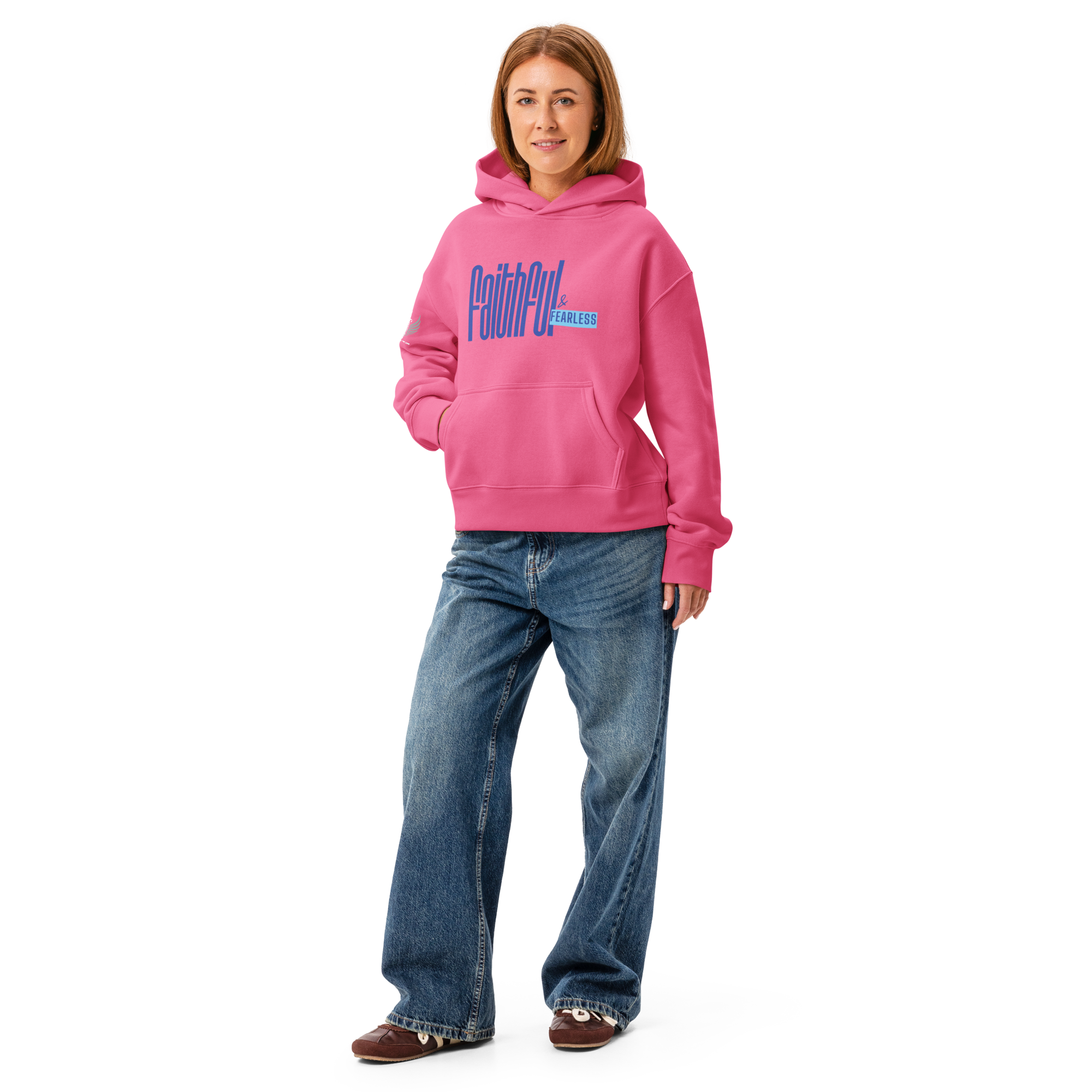Faithful & Fearless, Women’s Relaxed Hoodie