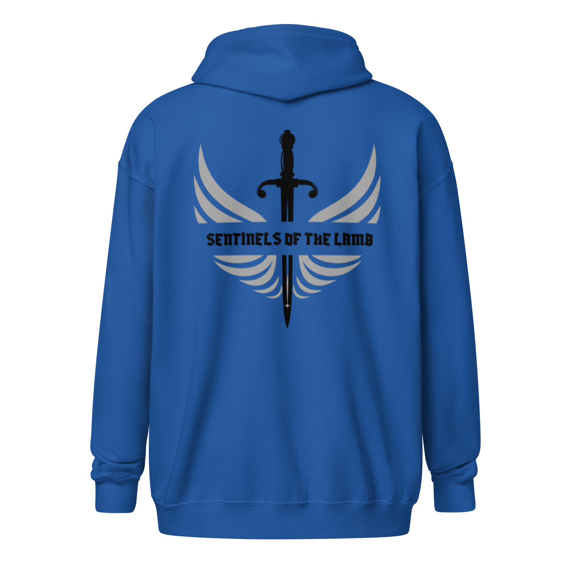 Sentinels of the Lamb, Unisex Heavy Blend Zip Hoodie